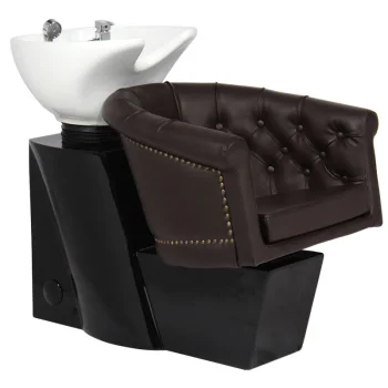 Gabbiano Londyn Hairdressing Wash Unit, Brown