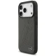 Mercedes Leather Large Laurel Leave MagSafe dėklas iPhone 17 Pro, antracito sp.