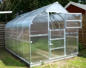 Šiltnamis KLASIKA STANDART 10 (2,5x4 m) su pamatu ir 6 mm polikarbonatu