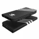 Adidas iPhone 13 / 13 Pro atverčiamasis dėklas OR Booklet PU, juodas ir baltas