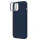 Uniq Lino silikoninis dėklas, skirtas iPhone 14 Plus / 15 Plus, mėlynas