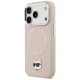 Karl Lagerfeld Choupette Pin MagSafe dėklas iPhone 17 Pro, rožinis