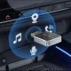 Blavec BCP-02 belaidis CarPlay ir Android Auto USB adapteris, juodas