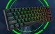 Mechaninė klaviatūra Royal Kludge RK61 RGB, Brown Switch, juoda