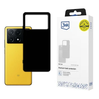 3mk Matt Case dėklas Xiaomi Poco X6 Pro 5G telefonui, juodas