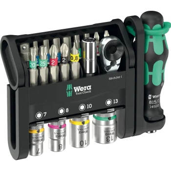 Rankinių įrankių rinkinys Wera Tool-Check Modular 1, 21 vnt.