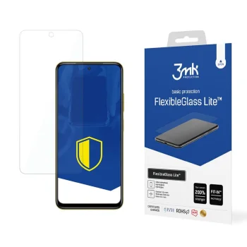 Xiaomi Poco X4 Pro 5G hibridinis apsauginis stiklas 3MK Flexibleglass Lite