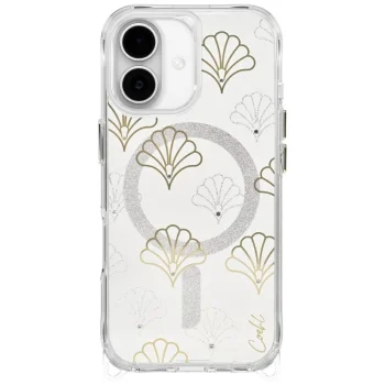 Uniq Coehl Maree Magnetic Charging dėklas, skirtas iPhone 17, sidabrinis
