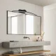 LED sieninis šviestuvas Arch, 60 cm, neutrali šviesa, juodas