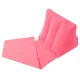 Beach Mat with Inflatable Backrest and Pump, Pink