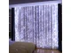 Vidinė 300 LED lempučių užuolaida su pulteliu, šalta balta, 3x2.9m