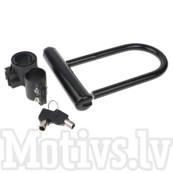 U-Lock dviračio spyna, 160x65 mm, su 2 raktais