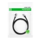 Ugreen US255 USB-C į USB-C laidas, 60W, kampinė jungtis, 2m, Pilkas