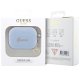 Guess AirPods Pro 2 dėklas Silicone Charm Heart, mėlynas