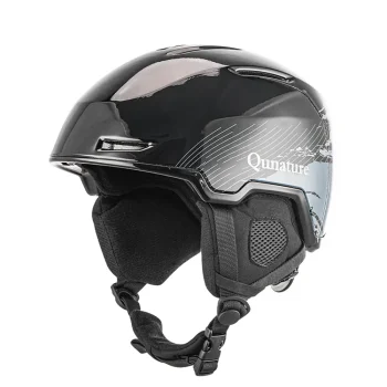 Qunature 10130003004 Ski and Snowboard Helmet 54-58 cm - Black