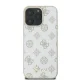 Guess dėklas iPhone 16 Pro telefonui Peony Script Logo MagSafe, baltas