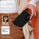 Tech-Protect Smart Wallet atverčiamasis dėklas Samsung Galaxy S25, matinis juodas