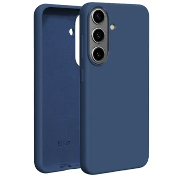 Etteri Silicone Mag dėklas telefonui Samsung Galaxy S26, tamsiai mėlynas