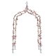 Sodo arka pergola Plonos, 265 cm, tamsiai žalia
