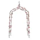 Sodo arka pergola Plonos, 265 cm, tamsiai žalia