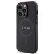 Guess dėklas iPhone 14 Pro telefonui Saffiano MagSafe, juodas