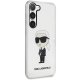Karl Lagerfeld Transparent Case for Samsung Galaxy S23 KLHCS23SHNIKTCT