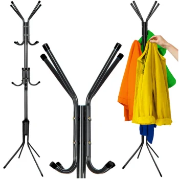Ruhhy 00026362 Freestanding Coat Rack 170cm, Black