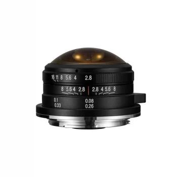 Venus Optics Laowa 4mm f/2.8 Fisheye objektyvas Canon RF sistemai, juodas