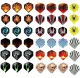 Dart Set with 12 Darts, 100 Tips and 42 Flights