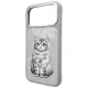 Nimmy Lucky Cat MagSafe dėklas iPhone 17 Pro Max telefonui, pilkas