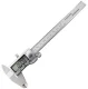 Skaitmeninis metalinis slankmatis su LCD ekranu, 150 mm