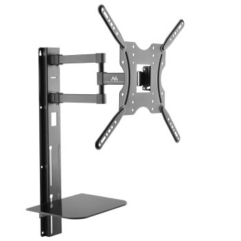 Maclean MC-772 TV sieninis laikiklis su lentyna, 32-55", VESA 400x400, 30kg