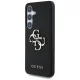Guess Grained Big 4G Logo dėklas, skirtas Samsung Galaxy S25 Plus juodas