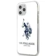 Apple iPhone 12 Pro Max 6.7\'\' US Polo Shiny Big Logo Case Cover (USHCP12LTPUHRWH), White
