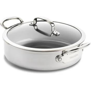 Troškintuvas GreenPan Premiere 26 cm, nerūdijantis plienas