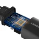 Wozinsky WGWCB USB-A USB-C 20W įkroviklis, juodas