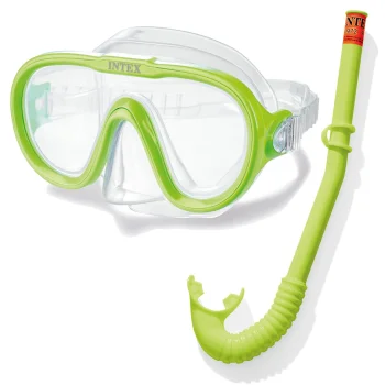 Intex 55642 Snorkeling Set (Mask & Snorkel), Green