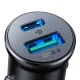 Automobilinis įkroviklis Joyroom JR-CCN05, 30W (USB-A, USB-C), juodas