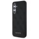 Guess Samsung Galaxy S24 FE dėklas 4G Metal Gold Logo, pilkas