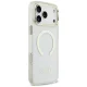Guess Metal Outline MagSafe dėklas iPhone 17 Pro Max / 18 Pro Max, auksinis