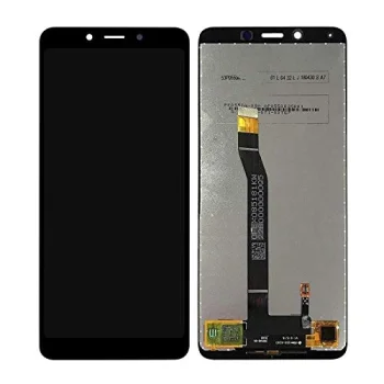 LCD ekranas Xiaomi Redmi 6 / 6A su rėmeliu, juodas (atnaujintas)
