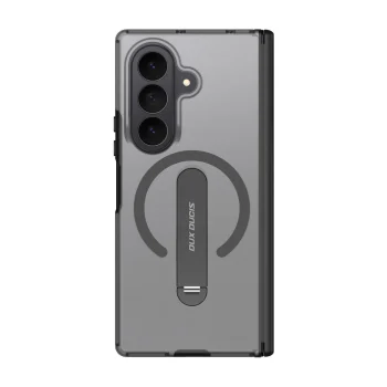 Dėklas Dux Ducis Kind telefonui Samsung Galaxy Z Fold 8 Ultra / Z Fold 7 su stovu, MagSafe, juodas