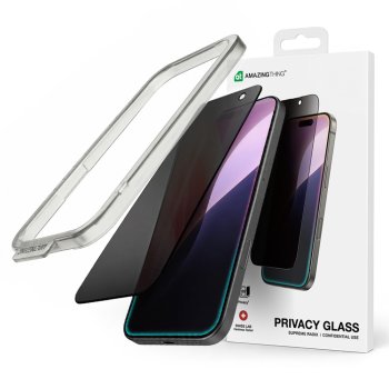 AmazingThing iPhone 17 Air Tempered Glass Titan Privacy FusionFilter 7
