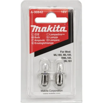 Lemputės Makita A-30542 18V akumuliatoriniams žibintuvėliams, 2 vnt.