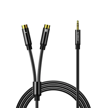 Garso kabelis Orico AXRF 3.5 mm į 2x RCA lizdus, 5 m, juodas