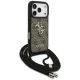 Guess 4G Big Logo dėklas su virvele iPhone 17 Pro, rudas