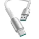 „Joyroom S-A51 Cutting-Edge Series“ USB-A į USB-C laidas, 3A, 1.2m, Šviesiai pilkas