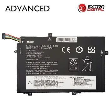 Laptop Battery for Lenovo 01AV463 Extra Digital, 4100mAh, 11.1V