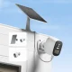 Išmanioji lauko akumuliatorinė kamera, 4MP QHD, Wi-Fi, Tuya