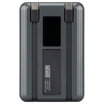 Išorinė baterija Newell MS-10000 Pro MagSafe, 10000 mAh, 22.5W, 2x USB-C, pilka